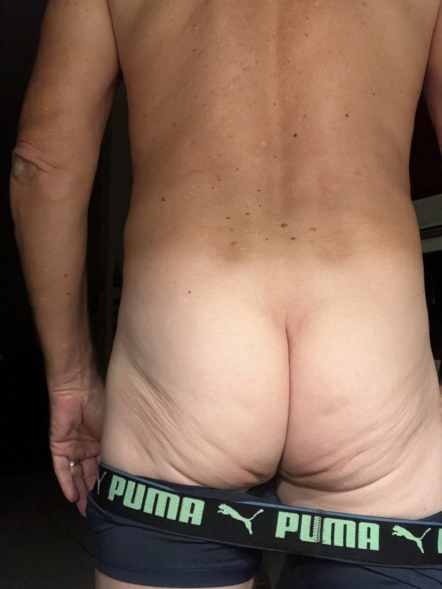 Photo by Desertguy with the username @Desertguy, who is a verified user,  August 13, 2023 at 10:45 AM. The post is about the topic Man butts and the text says 'My Butt'