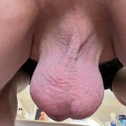 Photo by Desertguy with the username @Desertguy, who is a verified user,  March 13, 2022 at 5:39 PM. The post is about the topic Balls and the text says 'balls hanging'