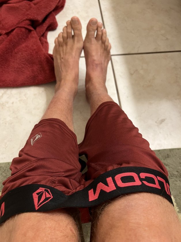 Photo by Desertguy with the username @Desertguy, who is a verified user,  September 24, 2023 at 11:34 AM. The post is about the topic Male Feet Site and the text says 'Feet and underwear'