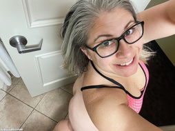 Photo by Curvy4urpleasure with the username @Curvy4urpleasure, who is a star user,  January 15, 2023 at 3:18 AM. The post is about the topic MILF and the text says 'funtime starts now! #MILF #Mom #Mommy #butt #booty #smile #sexy #pawg #bubblebutt #glasses #nerd #nsfwtw #nsfwtwt'