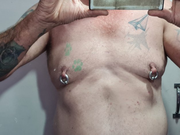Photo by Crafty69 with the username @Crafty69, who is a verified user,  October 25, 2021 at 3:48 AM. The post is about the topic Male pierced nipples