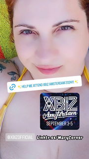 Photo by Mary Corner with the username @marycorner, who is a star user,  August 2, 2024 at 2:38 PM. The post is about the topic BBW and the text says '👉👉👉✨ Help me attend #XBIZ #Amsterdam 2024!!!✨🤩

https://throne.com/marycorner/item/52aadb84-c411-44bc-8031-8657899594b4

-----
#bbw #thick #busty #redhead #ginger #bigtits #hugeboobs #largebreasts #bignaturals #milf #pawg'