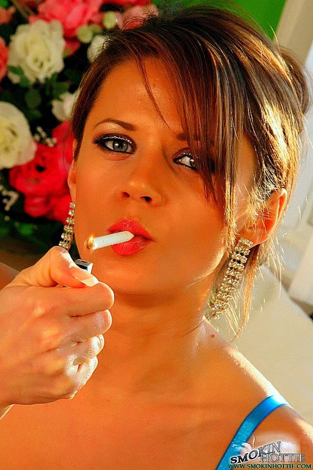 Photo by SmokeLuver58 with the username @SmokeLuver58,  April 7, 2024 at 11:20 PM. The post is about the topic LOVESMOKINGWOMEN3 and the text says 'First batch of the Sexy Ann Angel.  HMU if you love it and want more photo sets such as this'