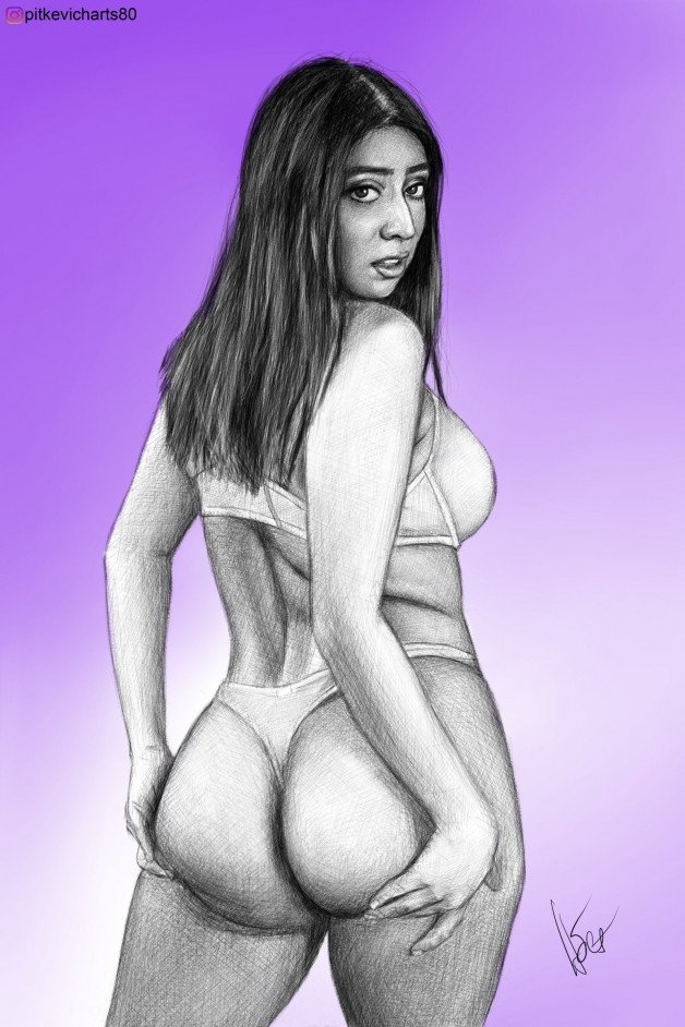 Photo by pitkevicharts with the username @pitkevich2,  May 14, 2024 at 3:15 PM. The post is about the topic Violet Myers and the text says 'Art for AVN model Violet Myers  (Open for commissions)
#violet #myers #model #violetmyers #adultmodel #sexy #girl #sketching #fanart #matureart #sexyart #sexygirl #hotty #lovely #Portrait #drawing #draw #sketch #'