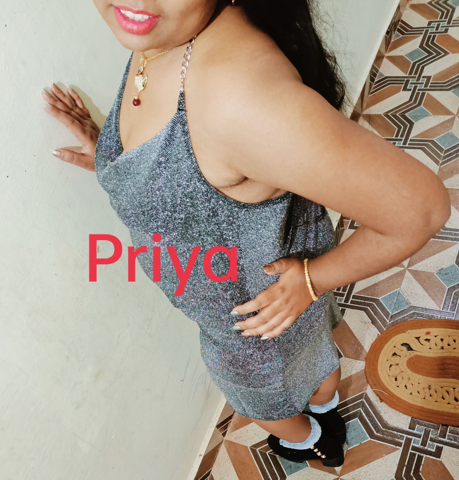 Album by priyaanmol4 with the username @priyaanmol4, who is a verified user,  February 11, 2022 at 1:21 PM. The post is about the topic Hotwife and the text says 'hubby kai friend kai sath date par jane kai liye ready hui hue'