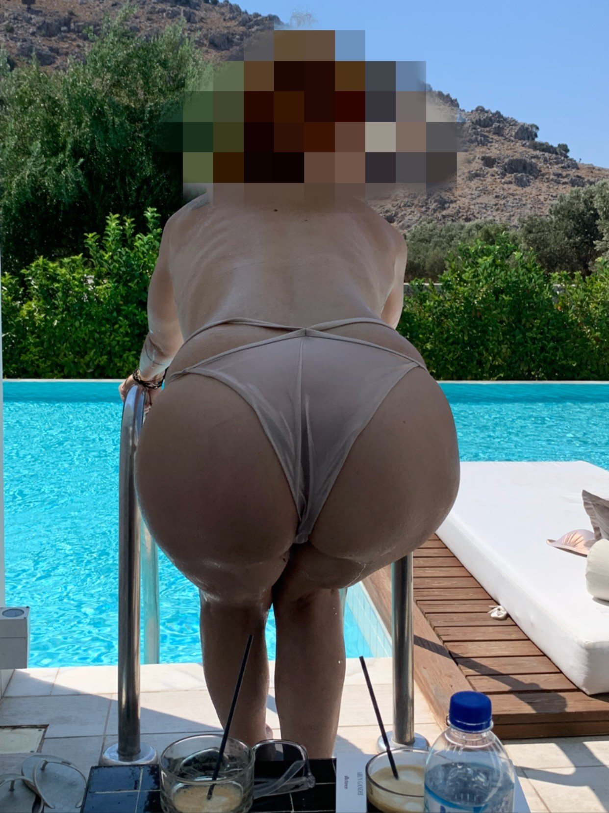 Album by HotwifeMelina with the username @HotwifeMelina, who is a star user,  January 8, 2022 at 12:29 PM. The post is about the topic Hotwife and the text says 'her best butt photos collection'