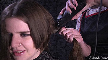 Photo by StylistDenali with the username @DenaliWinter, who is a star user,  December 13, 2018 at 9:15 PM. The post is about the topic Hair Salon Fetish and the text says 'See Tabitha Angel CRY when her hair gets cut off! https://www.manyvids.com/Video/987595/Tearful-Tabitha-Loses-Her-Long-Hair/'