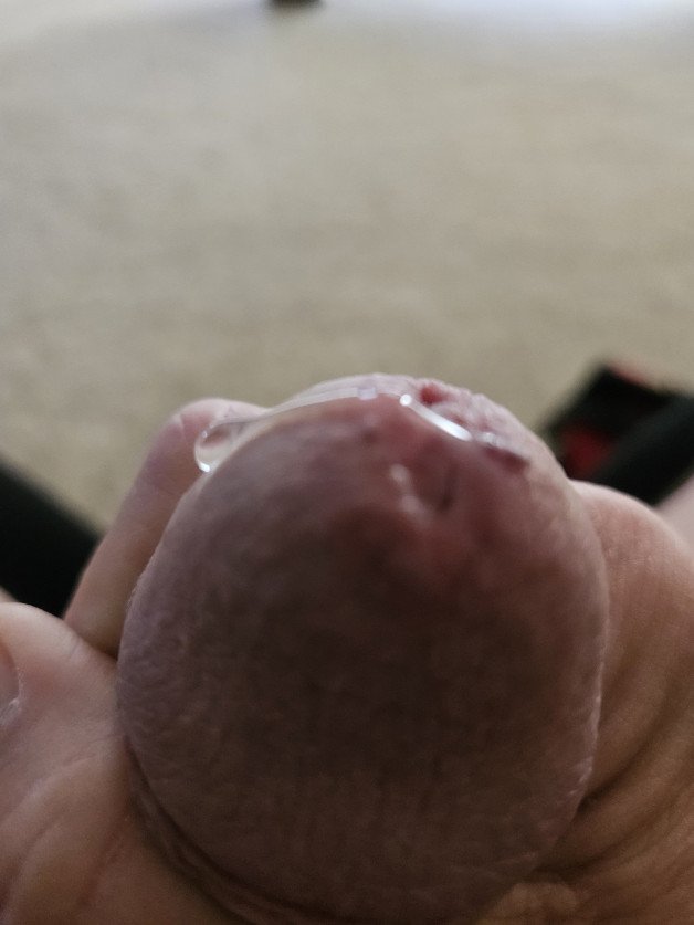 Photo by Midnightstroker14 with the username @Midnightstroker14,  November 15, 2023 at 3:28 PM. The post is about the topic My joystick and the text says 'Just edging and eating my precum!'