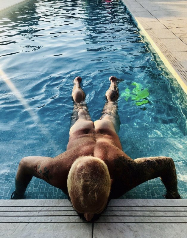 Photo by M75009 with the username @M75009, who is a verified user,  February 25, 2022 at 11:10 PM. The post is about the topic French Nudist - Nudistes Français and the text says 'Summer memories #bubblebutt #gaybutt #male_butt #nudist #naturist #bigballs'