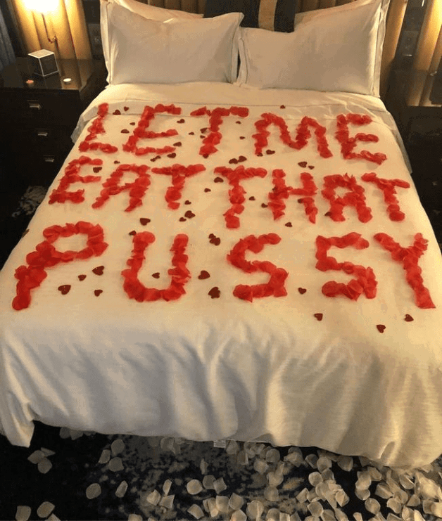 Photo by IndyFun with the username @IndyFun,  February 15, 2022 at 1:10 AM. The post is about the topic Pussy Eating and the text says 'And who says that romance is dead?        #Cunnilingus #Funny #Romance'