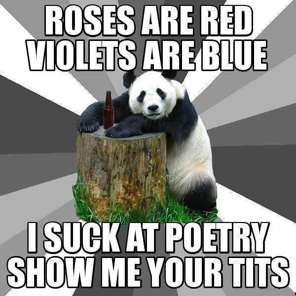 Photo by IndyFun with the username @IndyFun,  February 14, 2022 at 5:10 PM. The post is about the topic Adult Humor and the text says 'Happy Valentine's Day!      #Funny #ValentinesDay #Poetry'