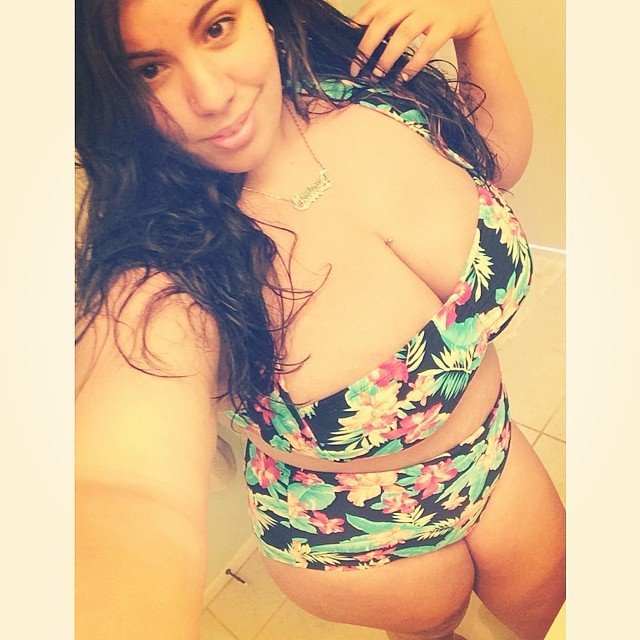 Photo by TONYBIG714 with the username @TONYBIG714,  June 10, 2014 at 9:52 PM and the text says 'thundah-nips:

 (Sat &amp; debated for 10 minutes if I should post or not) #me #thundah #thick #bikini #curvy #thick  #latina  #thick  #thighs  #superfine'