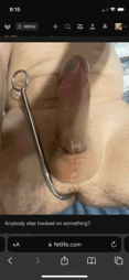Photo by Fantasylife11 with the username @Fantasylife11,  May 19, 2024 at 12:18 PM. The post is about the topic Anal Hooks and the text says 'Anyone else hooked on something? I friggen love the feeling of the anal hook pushing on my G-spot ;)'