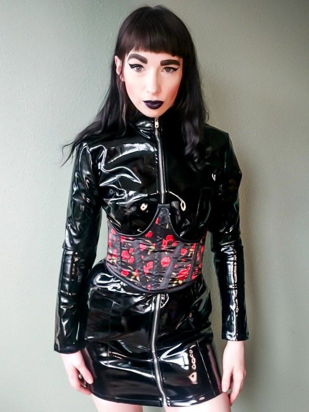 Photo by Lady Stardust with the username @ladystardust, who is a star user,  April 11, 2023 at 4:43 PM. The post is about the topic Female domination and the text says 'You were meant to be used up and thrown away. And as a superior Femdom Mistress, I know exactly how to drain you. 

#femdom #femaledomination #mistress #domme #dominatrix #domina #goddess #goddessworship #bdsm #kink #fetish #shiny #shinyfetish..'