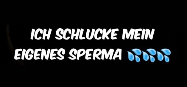 Photo by RedManni with the username @RedManni,  July 19, 2023 at 5:22 AM and the text says '❤️ Ich liebe Sperma ❤️'