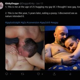 Photo by doggokinky with the username @doggokinky,  December 26, 2021 at 5:04 PM. The post is about the topic Gay Porn and the text says 'my conversion'