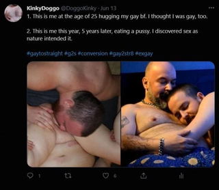 Photo by doggokinky with the username @doggokinky,  December 26, 2021 at 5:04 PM. The post is about the topic Gay Porn and the text says 'my conversion'