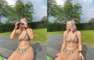 Photo by JosjeD with the username @JosjeD,  January 12, 2022 at 2:12 PM. The post is about the topic Sexy Non Nude and the text says 'Dutch Girl Sanne 02 #blonde #bikini #dutch'