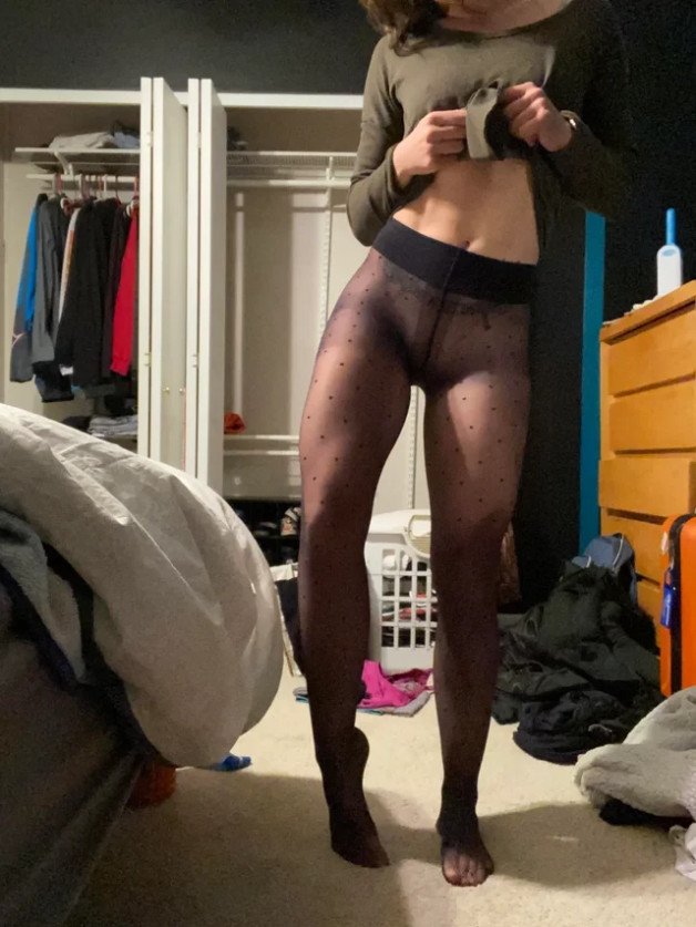 Photo by NylonNerd with the username @NylonNerd,  January 5, 2023 at 2:06 PM. The post is about the topic Cheating Wifes/Girlfriends and the text says 'FINALLY got some of her pantyhosed pussy... had to wait until her boyfriend went back to work after the holiday..'