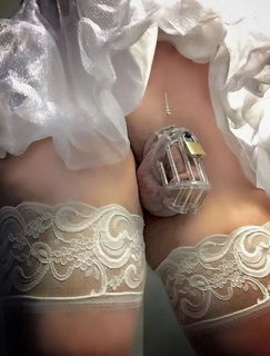 Photo by Bebestonewell with the username @Bebestonewell,  May 10, 2022 at 8:24 PM. The post is about the topic Sissy and the text says 'Blushing Bride
#sissy #OC'