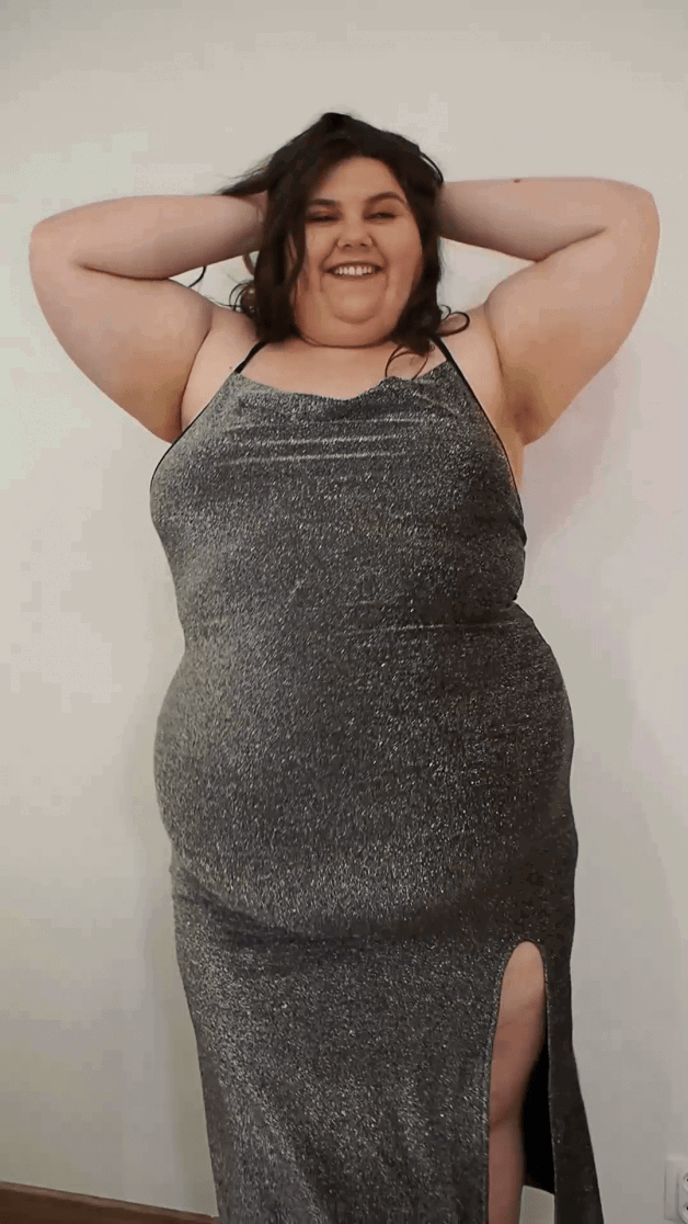 Photo by Anastasia Gree with the username @AnastasiaGree, who is a star user,  November 5, 2024 at 6:30 AM and the text says 'Big curves, bigger dreams #bbw #curvygirls #selfconfidence #plussizemodel #bodypositivity #curvylife #chubbybeauty'