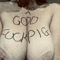 Photo by FuckdolltoMasterMB with the username @FuckdolltoMasterMB, who is a verified user,  September 10, 2023 at 1:19 PM. The post is about the topic Degraded and Dominated and the text says 'obeying my master 
#fuckpig
#fuckslut
#asswhore
#pissbitch
#obedient
#OWNED'