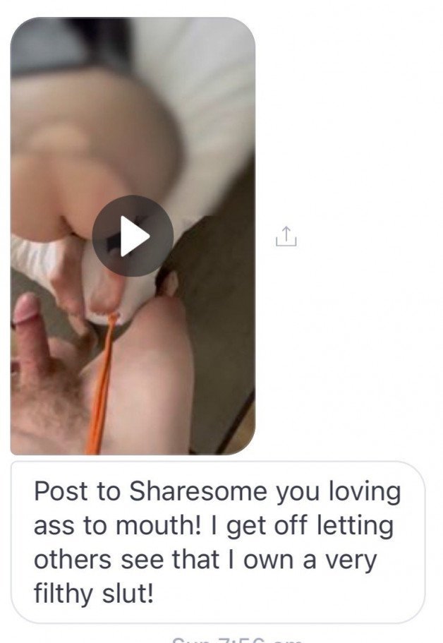 Photo by FuckdolltoMasterMB with the username @FuckdolltoMasterMB, who is a verified user,  December 27, 2022 at 12:29 AM. The post is about the topic Amateur and the text says 'Dirty sub slut receiving instruction from @MasterMB. Who wants to see ??? Let me know'