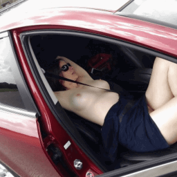 Photo by Amateursubmitx with the username @Amateursubmitx, who is a verified user,  April 22, 2022 at 7:09 AM. The post is about the topic Naked car fun