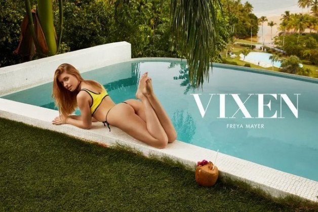 Photo by VIXEN with the username @VIXEN, who is a brand user,  August 20, 2022 at 11:30 AM and the text says 'Let's take a dip into freyamayer 's brand new trailer out now... 
#FreyaMayer #MatthewMeier

https://sharesome.com/get/summerjob'