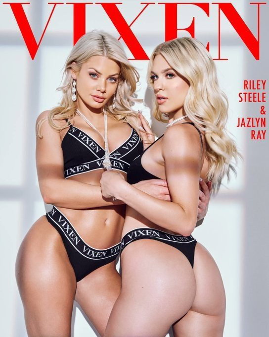 Photo by VIXEN with the username @VIXEN, who is a brand user,  August 16, 2022 at 11:06 AM. The post is about the topic Threesome and the text says 'Double the sunshine with these two and their sweet new trailer out now! ☀️ 
#JazlynRay #RileySteele #QuintonJames

https://sharesome.com/get/itsover2'