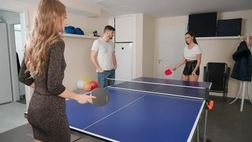 Photo by Reality Kings with the username @RealityKings, who is a brand user,  April 4, 2022 at 1:06 PM. The post is about the topic Big dick hot chicks and the text says 'Ping Pong Balling
#SamanthaSparkle #KristofCale

📺 https://sharesome.com/get/pingpong'