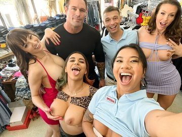 Photo by Reality Kings with the username @RealityKings, who is a brand user,  November 28, 2022 at 11:48 AM. The post is about the topic Group Sex and the text says 'The Big Blow Out Fuckfest 🤑 #BlackFridaySpecial

#LexiLuna #SlaySavage #RoxieSinner #AmeenaGreene #JohnnyLove #GIJoey

📺 https://sharesome.com/get/thebigblowout'