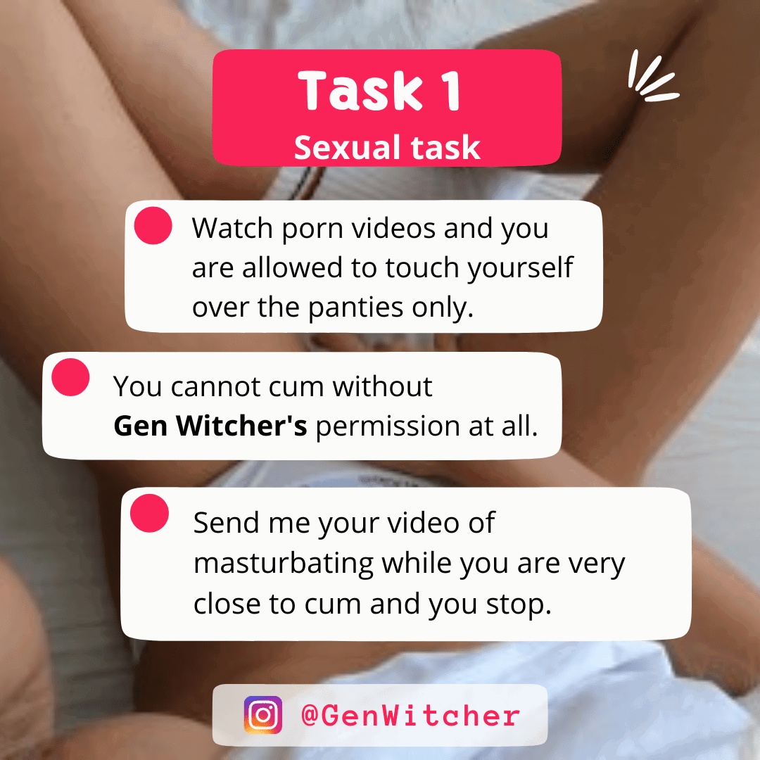 Watch the Photo by genwitcher with the username @genwitcher, who is a verified user, posted on January 28, 2022. The post is about the topic BDSM. and the text says 'GenWitcher- TASK 1

Sexual Task 
Self love is self heal 

Tags
#Instagram #bdsm #bdsmtask #genwitcher #bdsmsub #submissivewoman #submissivelittle #sub #usa #uk #bdsmrelationships #bdsmsub #bdsmlife #bdsmsubmissive #bdsmquotes #bdsmtpe #bdsmkitten..'