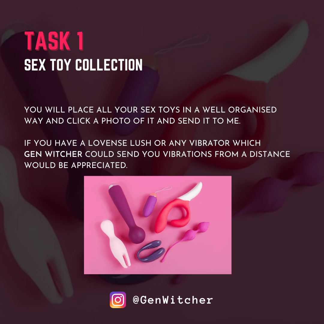 Watch the Photo by genwitcher with the username @genwitcher, who is a verified user, posted on January 31, 2022. The post is about the topic BDSM. and the text says 'Gen Witcher- Sex Toys Task
From this task @genwitcher will understand what kind of sex toys do you have

Tags
#daycollar #bdsmcollars #ddlgprincess #ddlgkitten #rope #bdsm #dominantsubmissive #submissivelittle #submissivewoman #lush #dailytask #bdsm..'