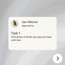 Photo by genwitcher with the username @genwitcher, who is a verified user,  January 31, 2022 at 9:41 PM. The post is about the topic BDSM and the text says 'Gen Witcher- Sex Toys Task
From this task @genwitcher will understand what kind of sex toys do you have

Tags
#daycollar #bdsmcollars #ddlgprincess #ddlgkitten #rope #bdsm #dominantsubmissive #submissivelittle #submissivewoman #lush #dailytask #bdsm..'
