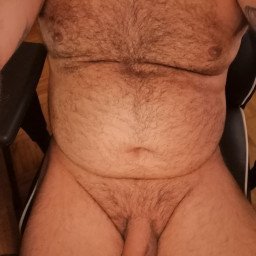 Photo by Beargz with the username @beargz, who is a verified user,  February 18, 2024 at 11:37 PM. The post is about the topic Fat/Chubby gay bears and the text says 'Need to stuff my belly with pizza and someone who workship my cock'