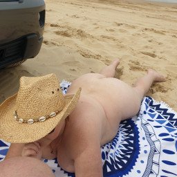 Photo by Battink with the username @Battink,  July 26, 2022 at 2:10 PM. The post is about the topic Sexy BBWs and the text says 'just hanging out at the nude beach, who's joining?'