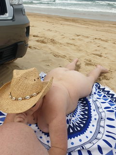 Photo by Battink with the username @Battink,  July 26, 2022 at 2:10 PM. The post is about the topic Sexy BBWs and the text says 'just hanging out at the nude beach, who's joining?'