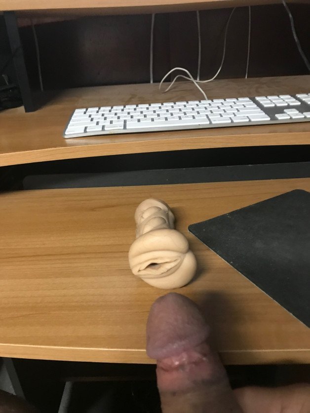 Photo by jerkenjoe with the username @jerkenjoe, posted on January 22, 2024. The post is about the topic love my toys and the text says 'getting ready to fuck my toy looking at aall the hot ladies'
