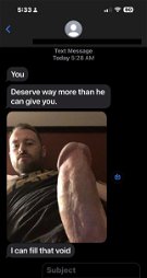 Photo by HotwifeHeather502 with the username @HotwifeHeather502,  October 6, 2023 at 9:37 AM. The post is about the topic Cuckold Texts and the text says 'i love getting random texts like this'