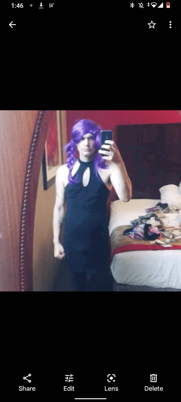 Photo by TinyBabyPinDick with the username @TinyBabyPinDick,  March 17, 2022 at 9:25 AM. The post is about the topic Embarrassed crossdressing hubby