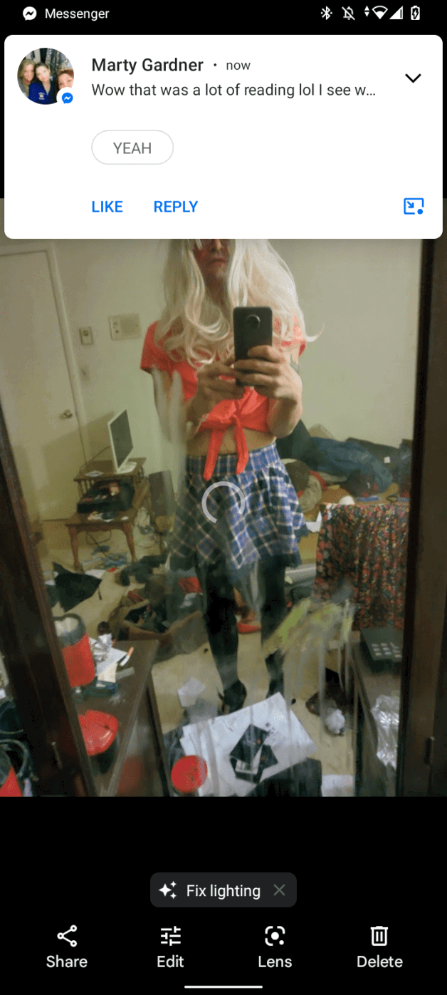 Photo by TinyBabyPinDick with the username @TinyBabyPinDick,  March 17, 2022 at 9:25 AM. The post is about the topic Embarrassed crossdressing hubby