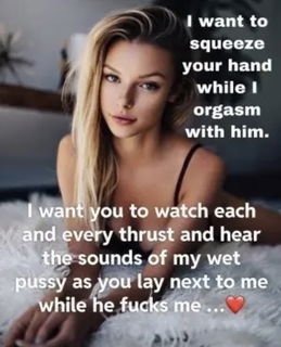 Photo by efiwtoH revoL with the username @Ruggeredrock,  May 31, 2023 at 5:16 AM. The post is about the topic WifeSharing/Hotwife Captions and the text says 'Your demand is my desire'