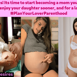 Shared Photo by dirtypinkdesires with the username @dirtypinkdesires,  August 28, 2022 at 1:18 PM. The post is about the topic Mother Daughter Incest and the text says 'The biolgical clock is ticking, not just yours but your future lesbian lover, your own daughter of course. The longer you wait, the longer you deny your self a slice of lesbian incest passion!'
