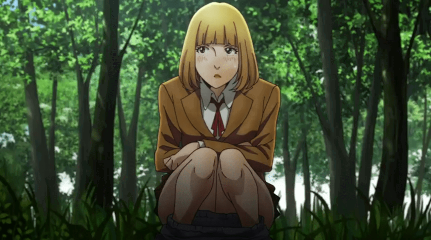 Photo by Omoluv with the username @Omoluv,  June 17, 2023 at 5:25 PM. The post is about the topic Pee and the text says 'from prison school . Hana pees while kiyoshi accidentally ends up in a very bad position'