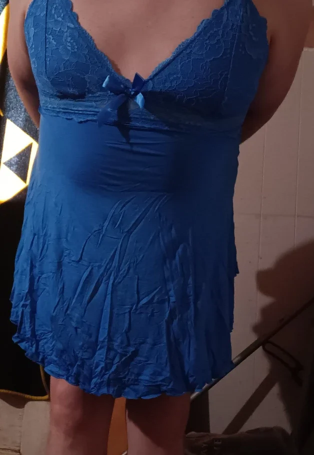 Photo by LonelyBiMale with the username @LonelyBiMale,  April 4, 2024 at 10:45 PM. The post is about the topic Crossdressers and the text says 'trying on new lingerie. let me know if you like it! I do this not just for myself but for you to enjoy as well!'