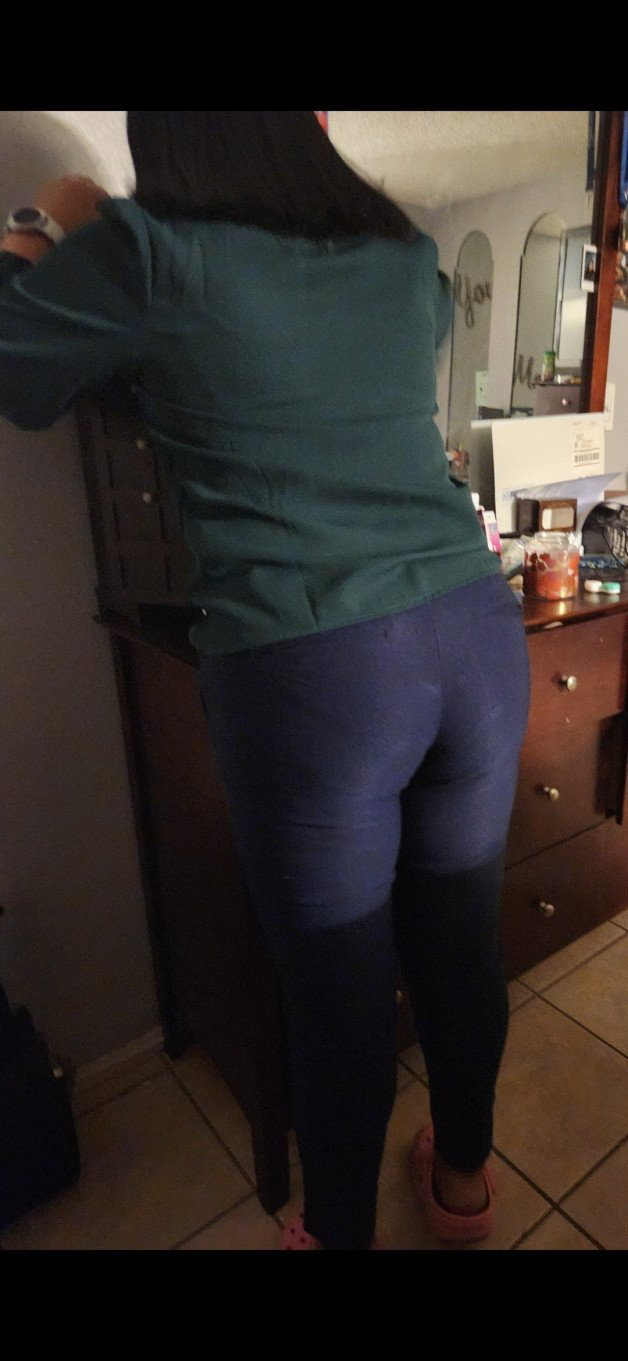 Photo by Shadow2003 with the username @Shadow2003,  March 23, 2023 at 12:29 PM. The post is about the topic happywifehappylife and the text says 'my wifes boss loves her tight ass so my wife dressed to please him.  he returns from a conference today so my wife told me she will be bent over his desk with her tight pants around her thighs and his 9 inch cock burried deep in her pussy. she hasnt let..'