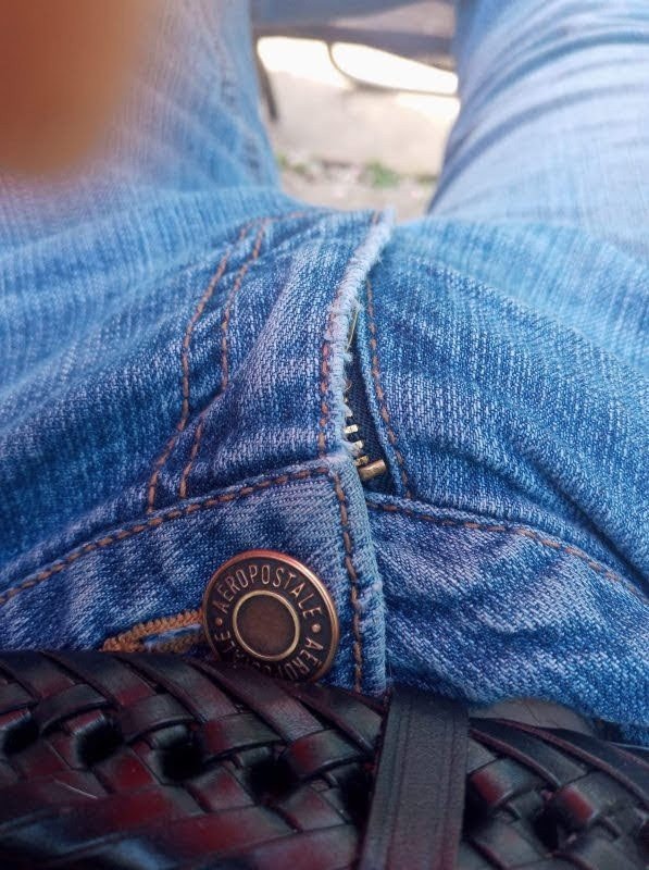 Photo by Cumzalot with the username @Cumzalot707,  March 4, 2022 at 4:26 AM. The post is about the topic Show Your Buldge and the text says 'my new jeans and belt'