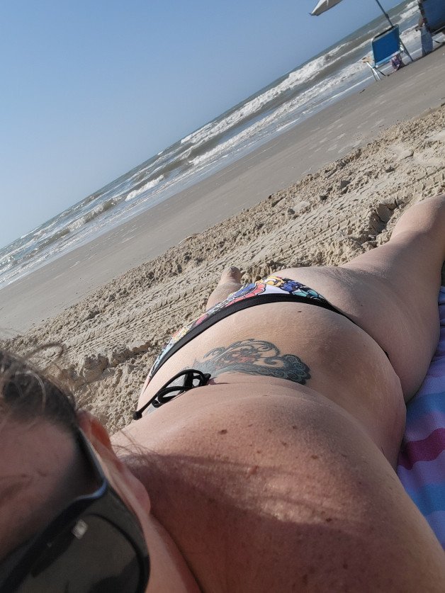 Photo by KhloeForm with the username @KhloeForm, who is a star user,  March 5, 2022 at 8:53 PM. The post is about the topic Flashers and Public Nudes and the text says 'a little time on the beach.  No one has come by to fuck me yet.    :('