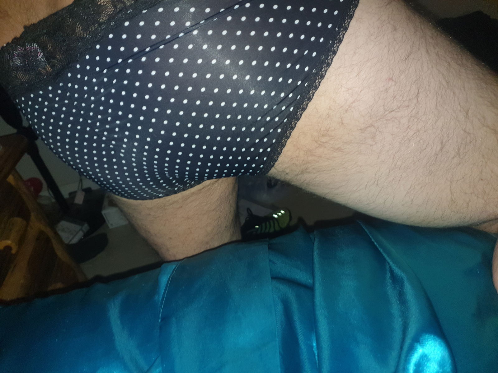 Album by thatguy20998795 with the username @thatguy20998795,  October 8, 2023 at 7:23 PM. The post is about the topic Panty Bulge and the text says 'i felt sexy in these yesterday'